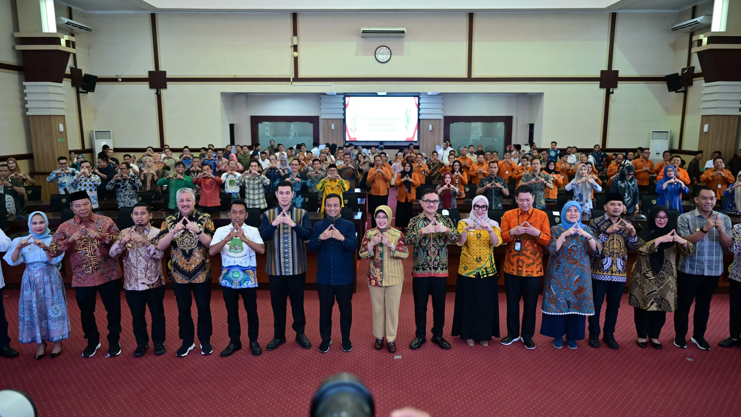 Wawali Makassar Hadiri Penandatanganan MoU DTSEN